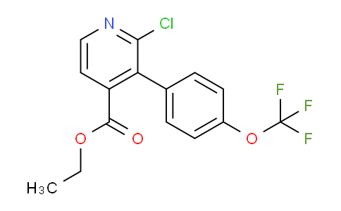 Ethyl 2-chloro-3-(4-(trifluoromethoxy)phenyl)isonicotinate