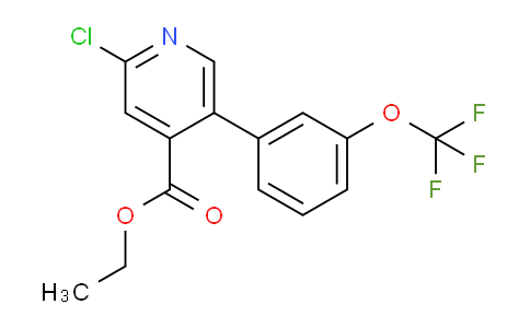 Ethyl 2-chloro-5-(3-(trifluoromethoxy)phenyl)isonicotinate