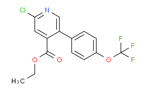 Ethyl 2-chloro-5-(4-(trifluoromethoxy)phenyl)isonicotinate