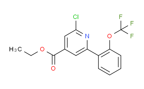 Ethyl 2-chloro-6-(2-(trifluoromethoxy)phenyl)isonicotinate