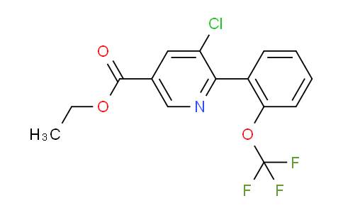 AM93431 | 1261857-51-5 | Ethyl 5-chloro-6-(2-(trifluoromethoxy)phenyl)nicotinate