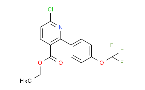 AM93435 | 1261863-57-3 | Ethyl 6-chloro-2-(4-(trifluoromethoxy)phenyl)nicotinate