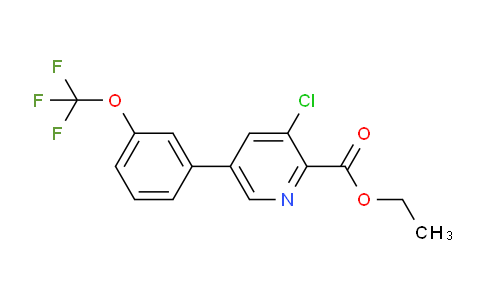 AM93440 | 1261464-37-2 | Ethyl 3-chloro-5-(3-(trifluoromethoxy)phenyl)picolinate
