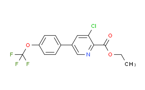 AM93441 | 1261615-74-0 | Ethyl 3-chloro-5-(4-(trifluoromethoxy)phenyl)picolinate
