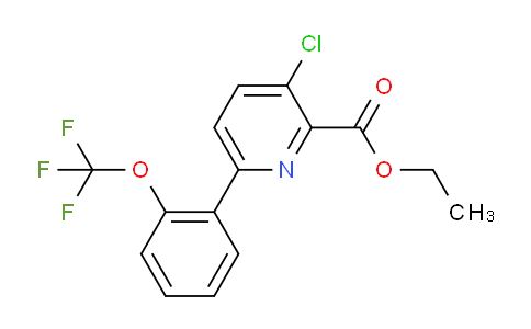 AM93442 | 1261831-51-9 | Ethyl 3-chloro-6-(2-(trifluoromethoxy)phenyl)picolinate