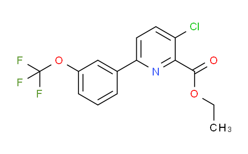 AM93443 | 1261795-90-7 | Ethyl 3-chloro-6-(3-(trifluoromethoxy)phenyl)picolinate