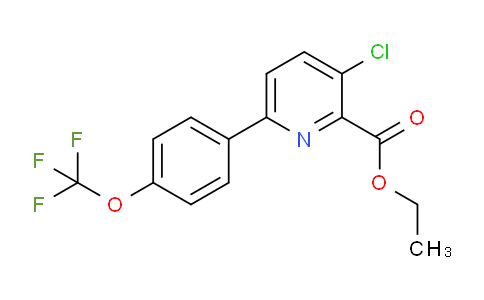 AM93444 | 1261879-00-8 | Ethyl 3-chloro-6-(4-(trifluoromethoxy)phenyl)picolinate