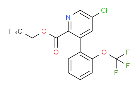 AM93445 | 1261726-53-7 | Ethyl 5-chloro-3-(2-(trifluoromethoxy)phenyl)picolinate