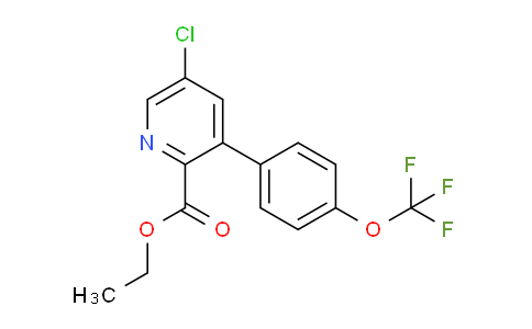 AM93447 | 1261651-37-9 | Ethyl 5-chloro-3-(4-(trifluoromethoxy)phenyl)picolinate