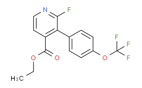 Ethyl 2-fluoro-3-(4-(trifluoromethoxy)phenyl)isonicotinate