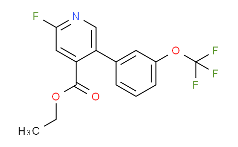 Ethyl 2-fluoro-5-(3-(trifluoromethoxy)phenyl)isonicotinate