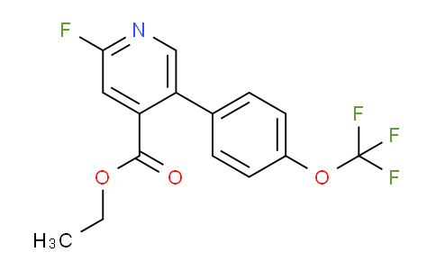 Ethyl 2-fluoro-5-(4-(trifluoromethoxy)phenyl)isonicotinate