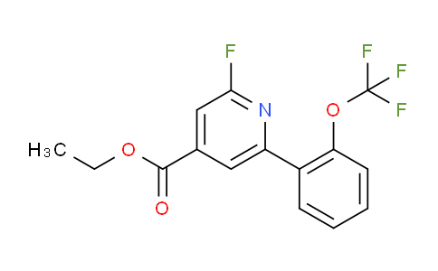 Ethyl 2-fluoro-6-(2-(trifluoromethoxy)phenyl)isonicotinate