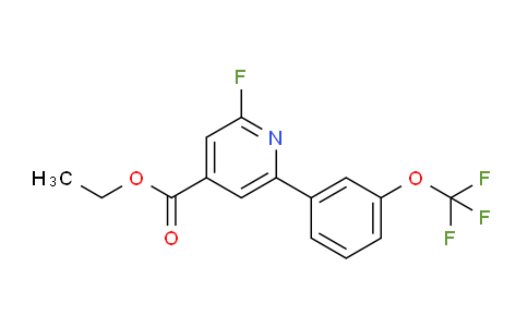 Ethyl 2-fluoro-6-(3-(trifluoromethoxy)phenyl)isonicotinate