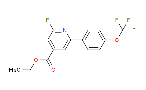 Ethyl 2-fluoro-6-(4-(trifluoromethoxy)phenyl)isonicotinate