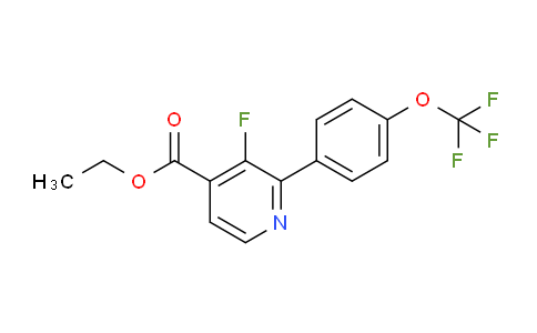 Ethyl 3-fluoro-2-(4-(trifluoromethoxy)phenyl)isonicotinate