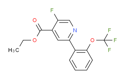AM93528 | 1261879-77-9 | Ethyl 5-fluoro-2-(2-(trifluoromethoxy)phenyl)isonicotinate