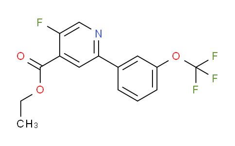AM93529 | 1261554-65-7 | Ethyl 5-fluoro-2-(3-(trifluoromethoxy)phenyl)isonicotinate