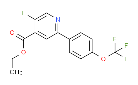 Ethyl 5-fluoro-2-(4-(trifluoromethoxy)phenyl)isonicotinate
