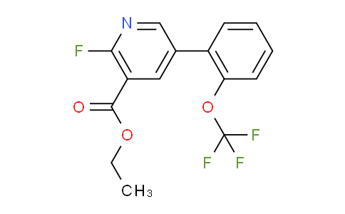 Ethyl 2-fluoro-5-(2-(trifluoromethoxy)phenyl)nicotinate
