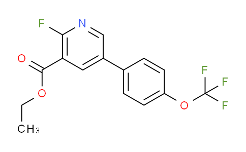Ethyl 2-fluoro-5-(4-(trifluoromethoxy)phenyl)nicotinate