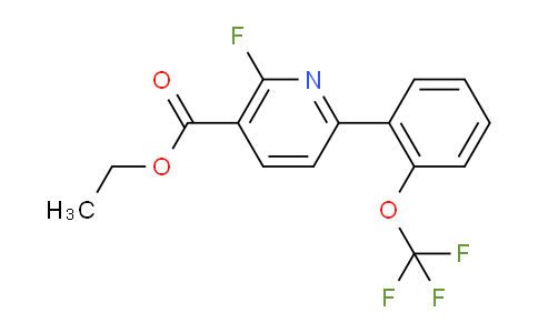 Ethyl 2-fluoro-6-(2-(trifluoromethoxy)phenyl)nicotinate