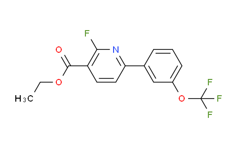 Ethyl 2-fluoro-6-(3-(trifluoromethoxy)phenyl)nicotinate