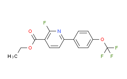 Ethyl 2-fluoro-6-(4-(trifluoromethoxy)phenyl)nicotinate