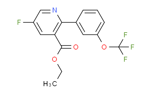 AM93538 | 1261589-27-8 | Ethyl 5-fluoro-2-(3-(trifluoromethoxy)phenyl)nicotinate