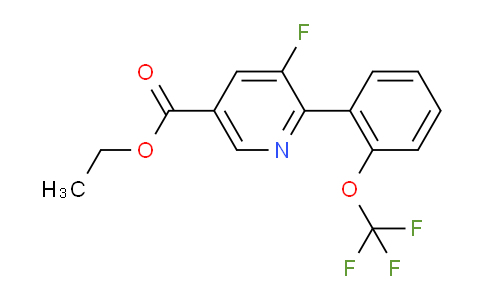 AM93540 | 1261781-95-6 | Ethyl 5-fluoro-6-(2-(trifluoromethoxy)phenyl)nicotinate