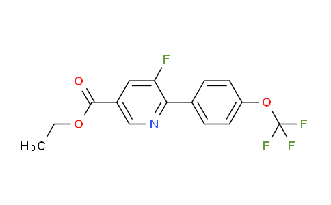 AM93542 | 1261657-76-4 | Ethyl 5-fluoro-6-(4-(trifluoromethoxy)phenyl)nicotinate