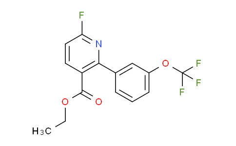 AM93544 | 1261662-75-2 | Ethyl 6-fluoro-2-(3-(trifluoromethoxy)phenyl)nicotinate