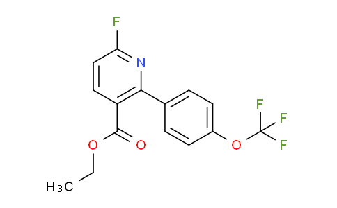 AM93545 | 1261513-68-1 | Ethyl 6-fluoro-2-(4-(trifluoromethoxy)phenyl)nicotinate