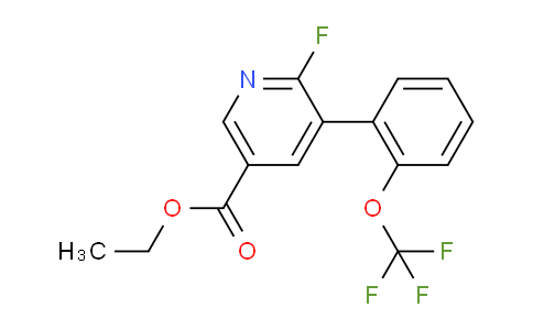 AM93546 | 1261447-73-7 | Ethyl 6-fluoro-5-(2-(trifluoromethoxy)phenyl)nicotinate