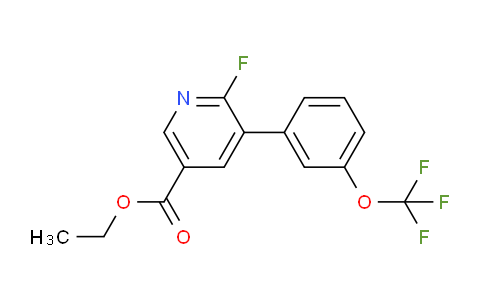 AM93547 | 1261841-76-2 | Ethyl 6-fluoro-5-(3-(trifluoromethoxy)phenyl)nicotinate