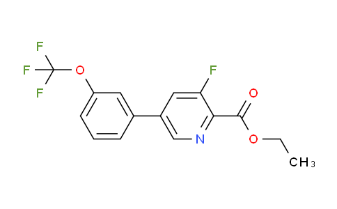 AM93550 | 1261796-51-3 | Ethyl 3-fluoro-5-(3-(trifluoromethoxy)phenyl)picolinate