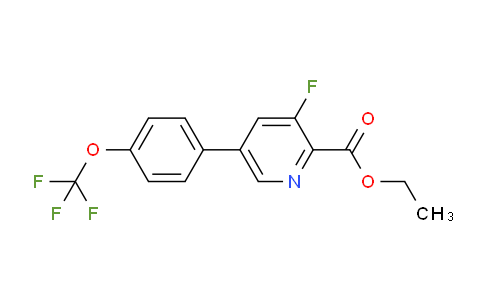 AM93551 | 1261554-75-9 | Ethyl 3-fluoro-5-(4-(trifluoromethoxy)phenyl)picolinate