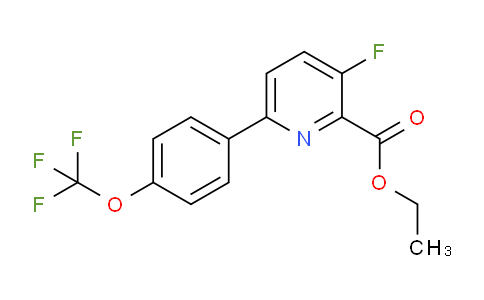 AM93554 | 1261863-66-4 | Ethyl 3-fluoro-6-(4-(trifluoromethoxy)phenyl)picolinate