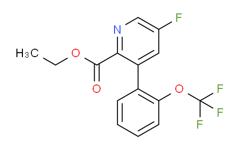 AM93555 | 1261726-87-7 | Ethyl 5-fluoro-3-(2-(trifluoromethoxy)phenyl)picolinate