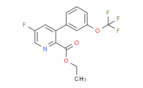AM93556 | 1261662-79-6 | Ethyl 5-fluoro-3-(3-(trifluoromethoxy)phenyl)picolinate