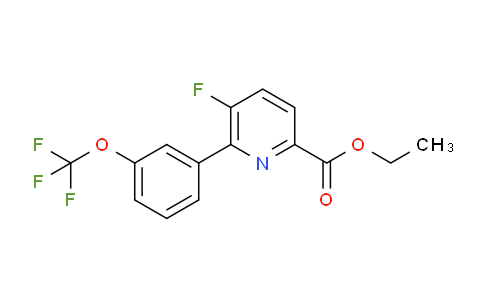 Ethyl 5-fluoro-6-(3-(trifluoromethoxy)phenyl)picolinate