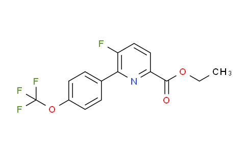 Ethyl 5-fluoro-6-(4-(trifluoromethoxy)phenyl)picolinate