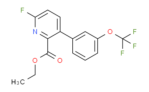 Ethyl 6-fluoro-3-(3-(trifluoromethoxy)phenyl)picolinate
