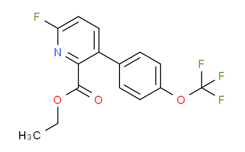 Ethyl 6-fluoro-3-(4-(trifluoromethoxy)phenyl)picolinate