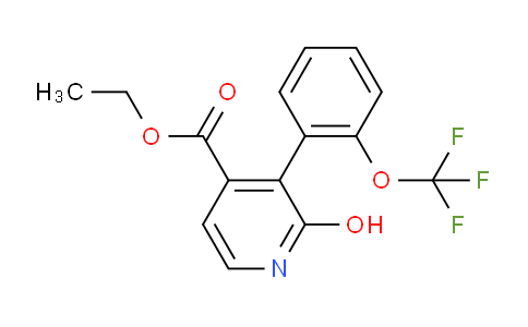 Ethyl 2-hydroxy-3-(2-(trifluoromethoxy)phenyl)isonicotinate
