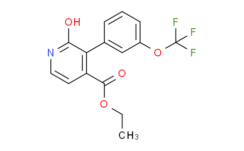 Ethyl 2-hydroxy-3-(3-(trifluoromethoxy)phenyl)isonicotinate