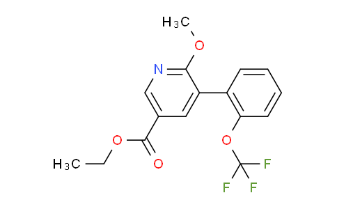 AM93599 | 1261776-74-2 | Ethyl 6-methoxy-5-(2-(trifluoromethoxy)phenyl)nicotinate