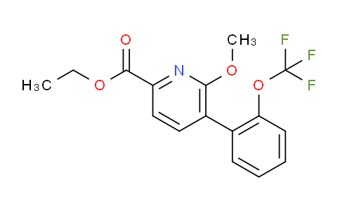 AM93608 | 1261841-95-5 | Ethyl 6-methoxy-5-(2-(trifluoromethoxy)phenyl)picolinate