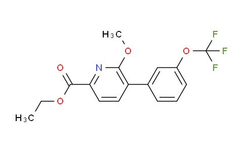 AM93609 | 1261555-07-0 | Ethyl 6-methoxy-5-(3-(trifluoromethoxy)phenyl)picolinate