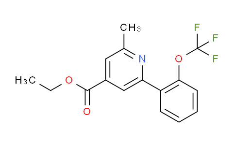 AM93614 | 1261829-34-8 | Ethyl 2-methyl-6-(2-(trifluoromethoxy)phenyl)isonicotinate